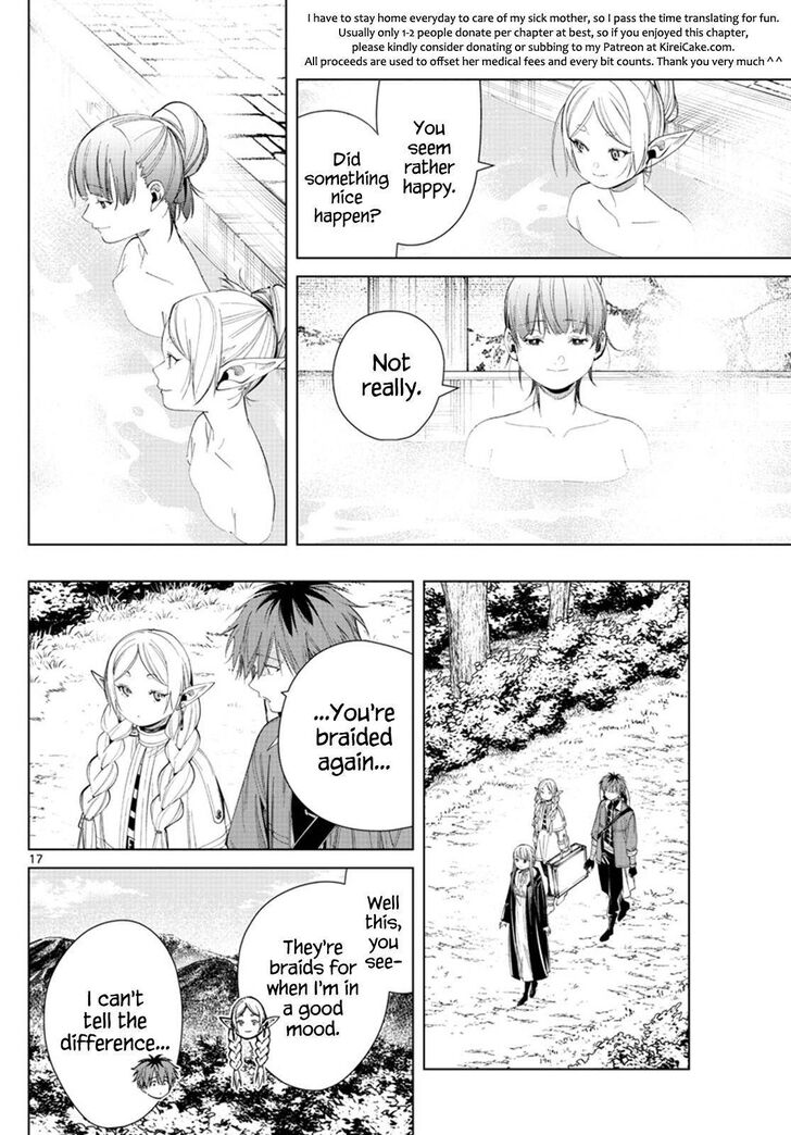Frieren: Beyond Journey's End Manga Chapter 67 page 17 - Peaceful Time scene