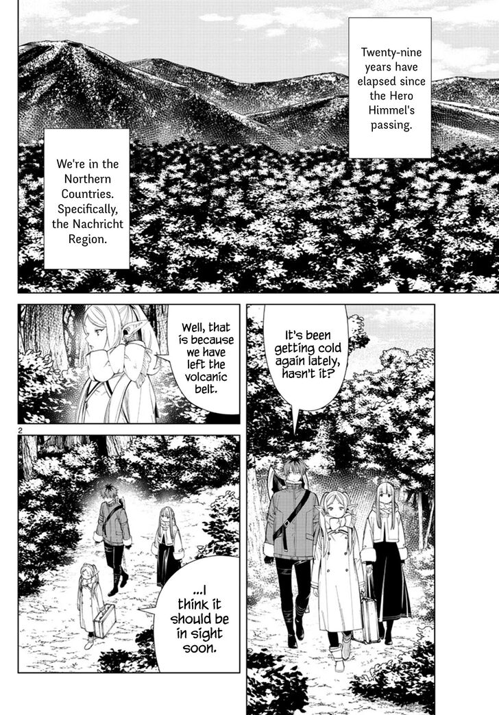Frieren: Beyond Journey's End Manga Chapter 68 page 2 - Northern Plateau scene