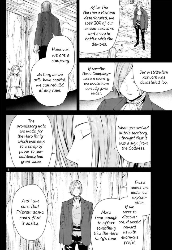 Frieren: Beyond Journey's End Manga Chapter 70 page 16 - The Norm Company scene