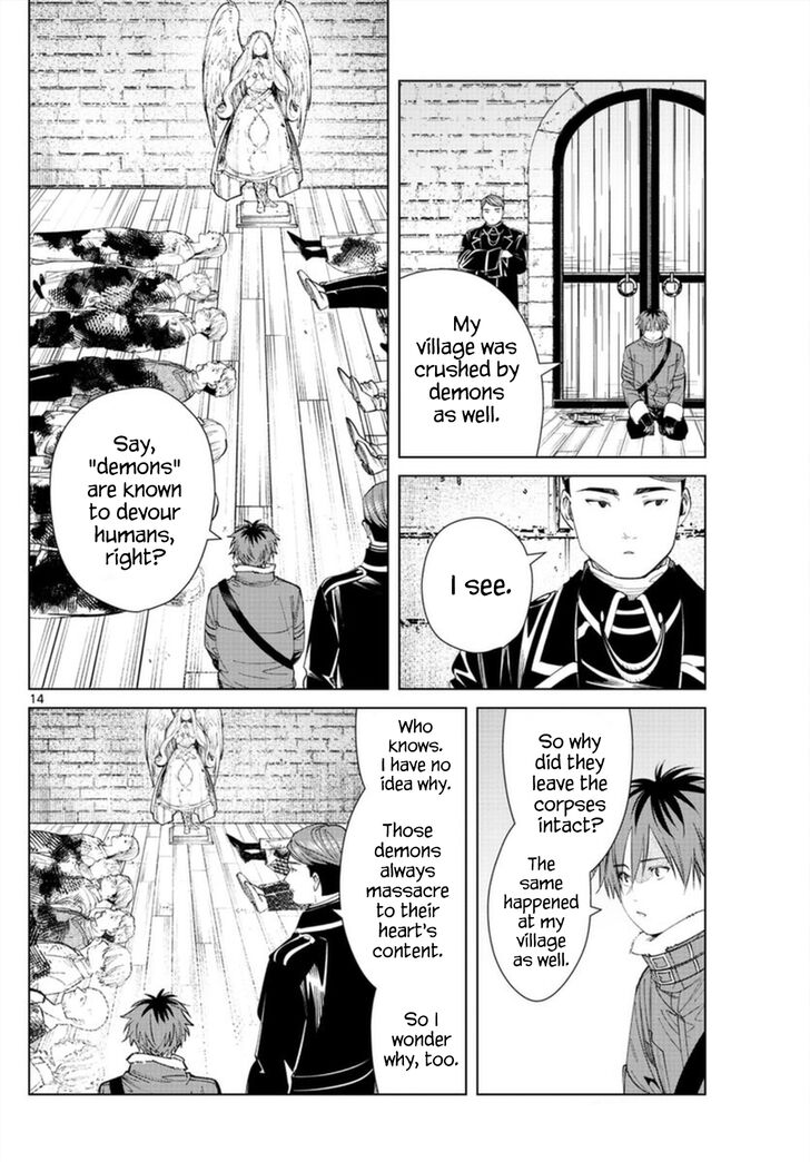 Frieren: Beyond Journey's End Manga Chapter 71 page 14 - Subjugation Request scene