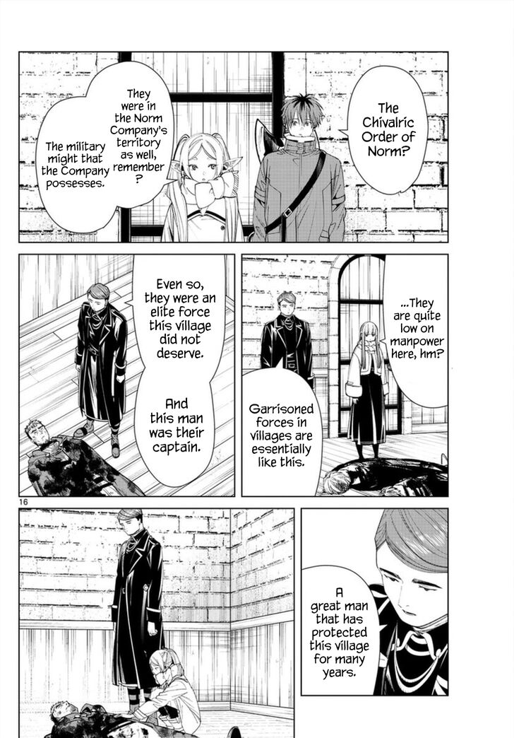 Frieren: Beyond Journey's End Manga Chapter 71 page 16 - Subjugation Request scene