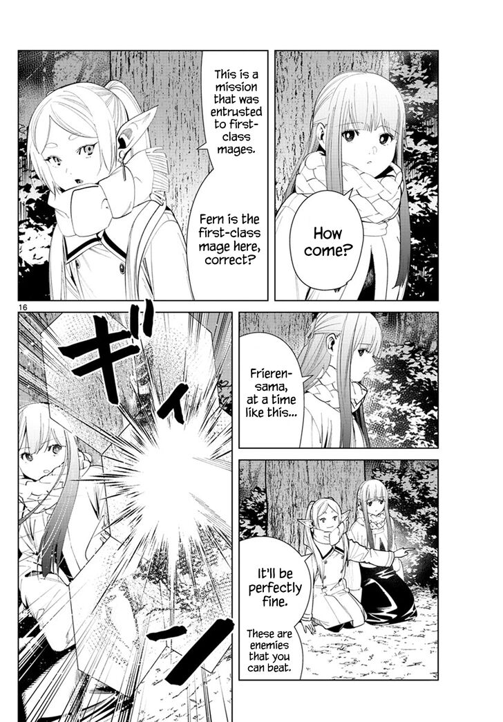Frieren: Beyond Journey's End Manga Chapter 73 page 16 - Encounter Battle scene
