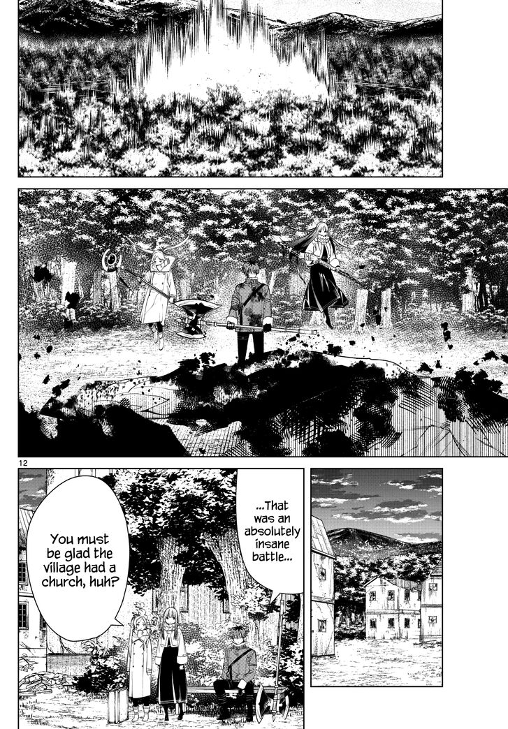 Frieren: Beyond Journey's End Manga Chapter 77 page 12 - A Thunder of Dragons scene