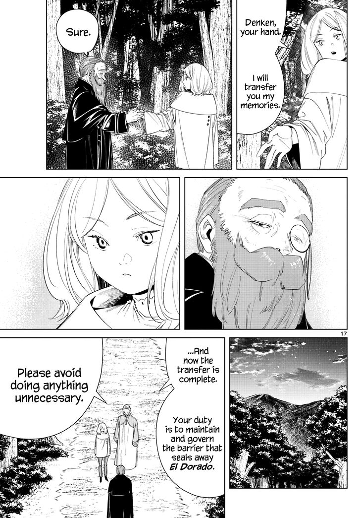 Frieren: Beyond Journey's End Manga Chapter 77 page 17 - A Thunder of Dragons scene