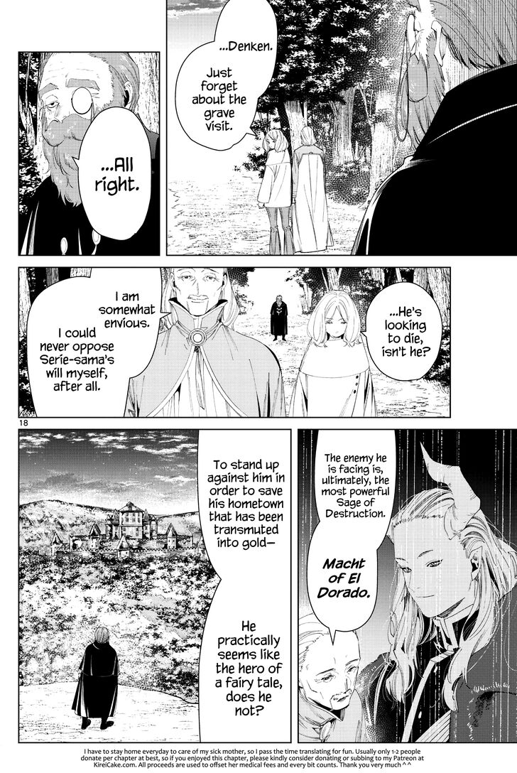 Frieren: Beyond Journey's End Manga Chapter 77 page 18 - A Thunder of Dragons scene