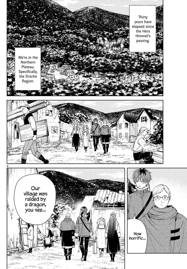 Frieren: Beyond Journey's End Manga Chapter 77 page 2 - A Thunder of Dragons scene