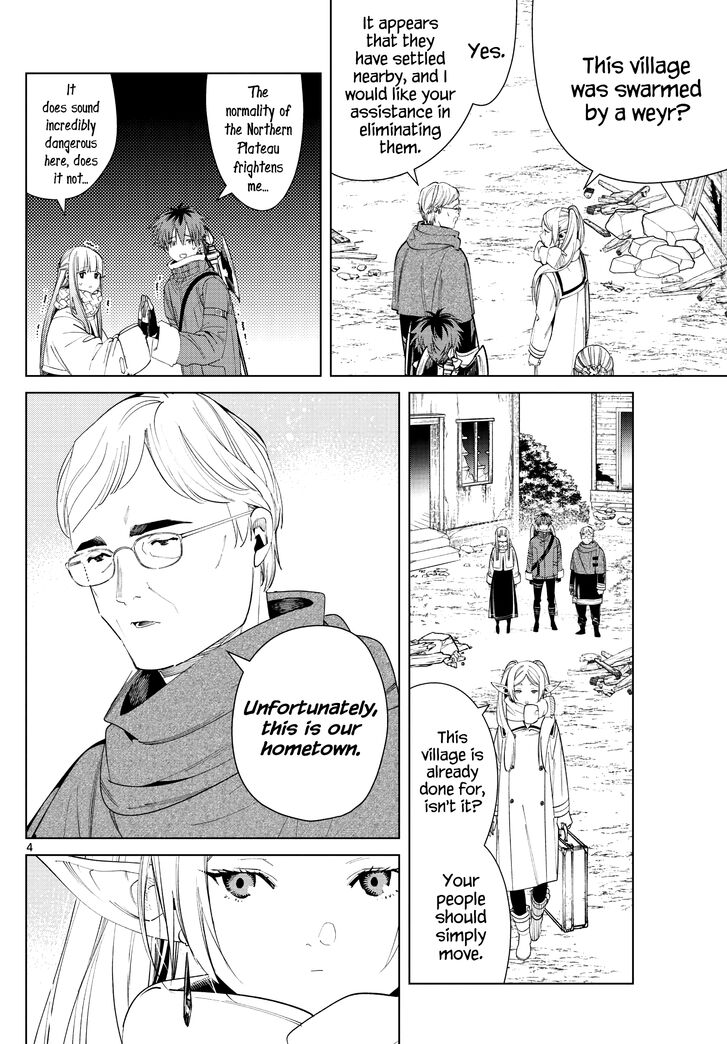 Frieren: Beyond Journey's End Manga Chapter 77 page 4 - A Thunder of Dragons scene