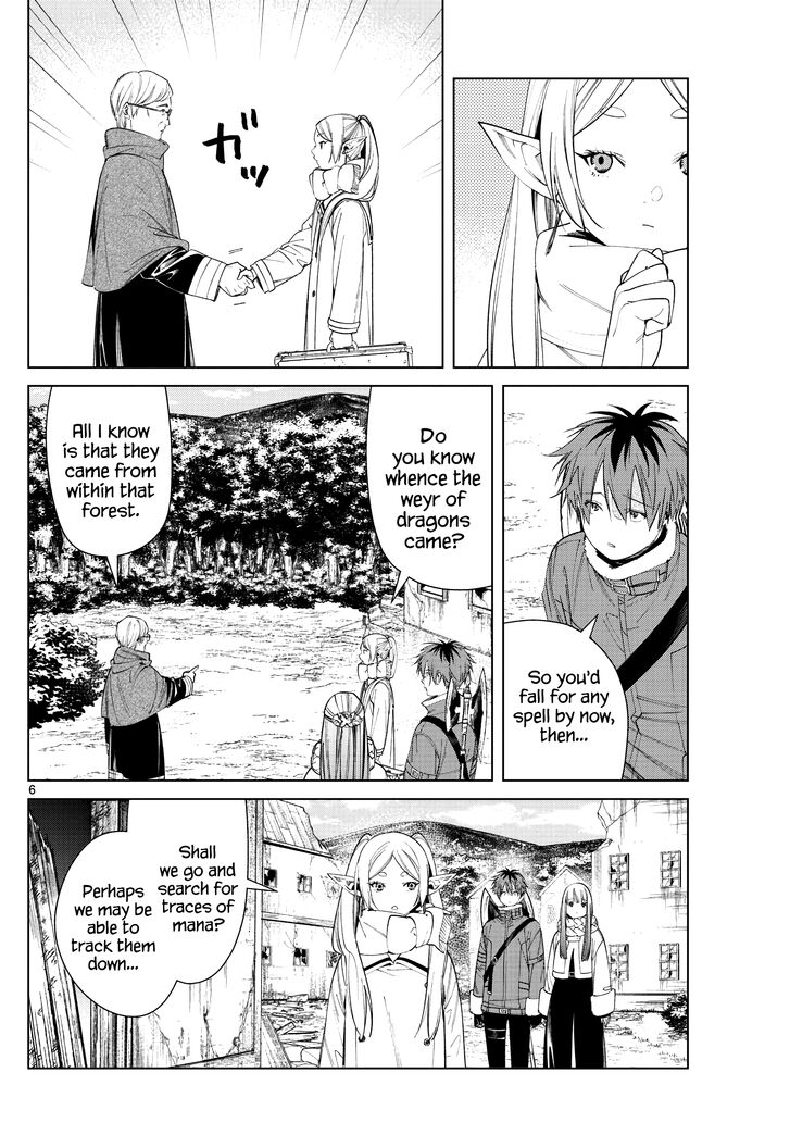 Frieren: Beyond Journey's End Manga Chapter 77 page 6 - A Thunder of Dragons scene