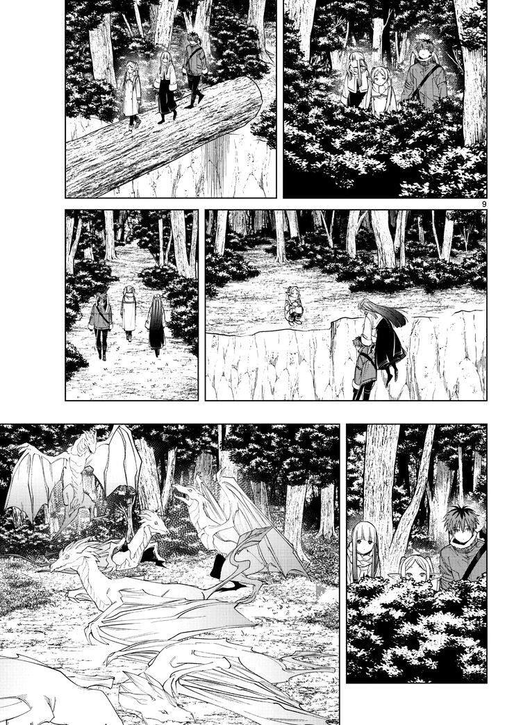 Frieren: Beyond Journey's End Manga Chapter 77 page 9 - A Thunder of Dragons scene