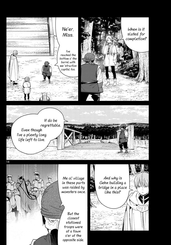 Frieren: Beyond Journey's End Manga Chapter 79 page 14 - The Great Tor Canyon scene