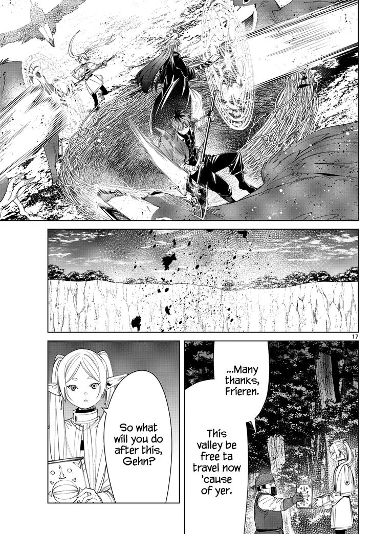 Frieren: Beyond Journey's End Manga Chapter 79 page 17 - The Great Tor Canyon scene