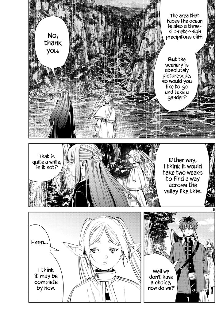 Frieren: Beyond Journey's End Manga Chapter 79 page 5 - The Great Tor Canyon scene