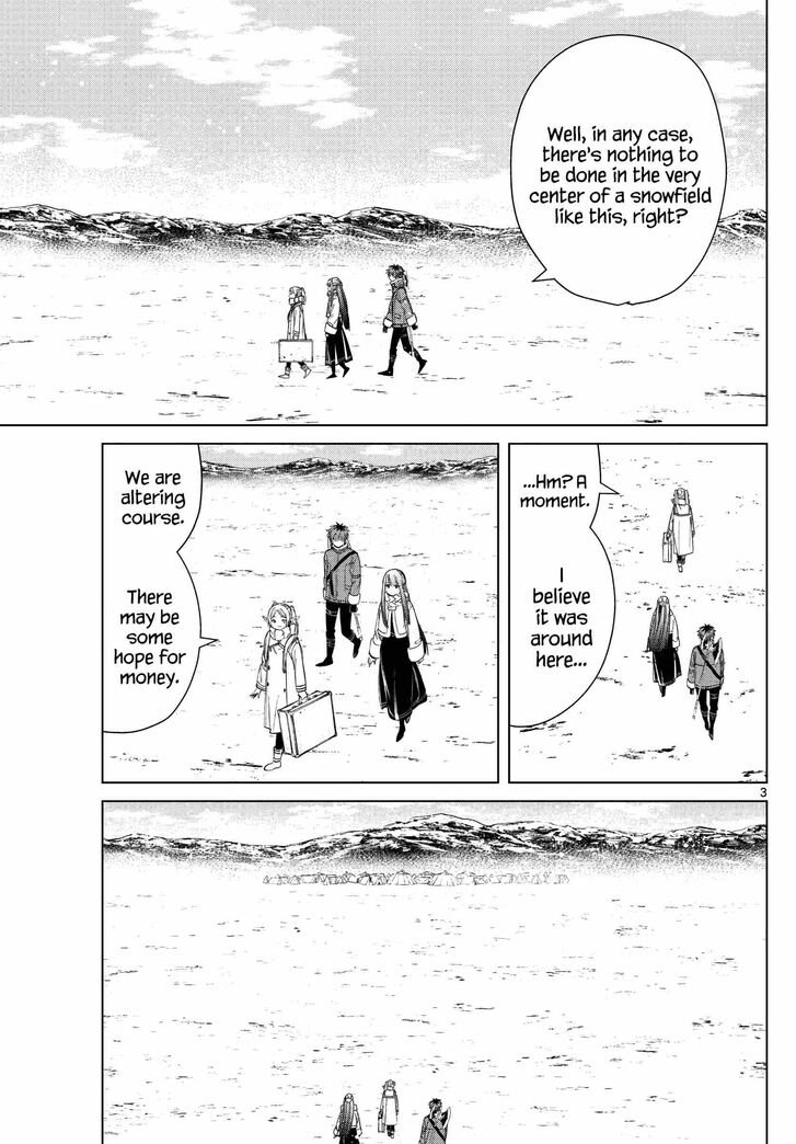 Frieren: Beyond Journey's End Manga Chapter 80 page 3 - Holy Snow Crystals scene