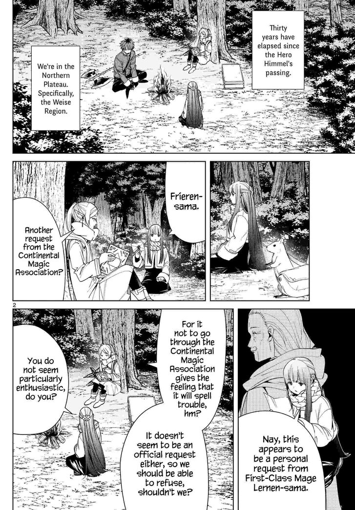 Frieren: Beyond Journey's End Manga Chapter 81 page 2 - The Golden Land scene