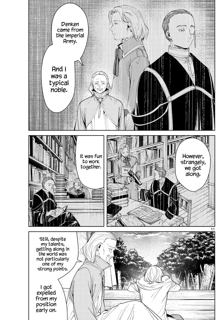Frieren: Beyond Journey's End Manga Chapter 82 page 11 - Diagoldze—The Spell to Transmute All Creation into Gold scene
