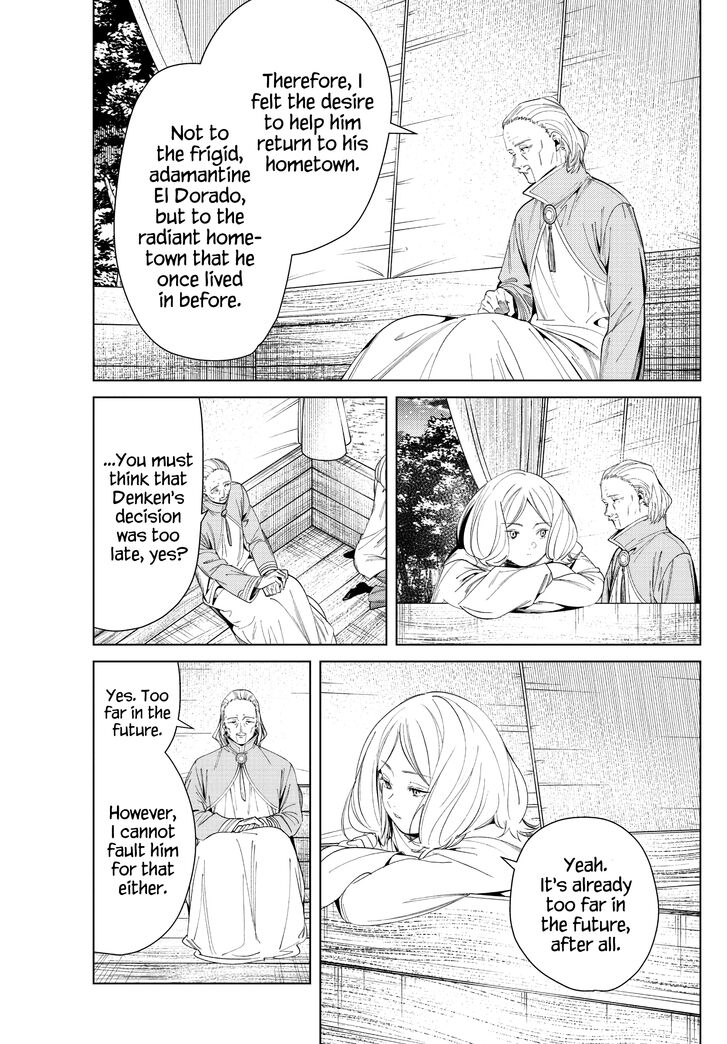 Frieren: Beyond Journey's End Manga Chapter 82 page 15 - Diagoldze—The Spell to Transmute All Creation into Gold scene