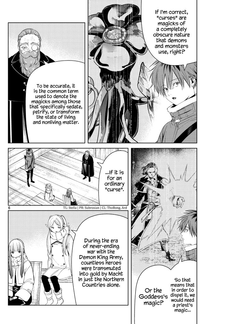Frieren: Beyond Journey's End Manga Chapter 82 page 6 - Diagoldze—The Spell to Transmute All Creation into Gold scene