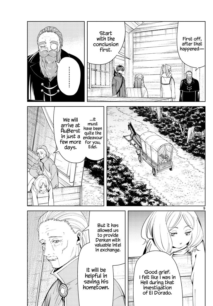Frieren: Beyond Journey's End Manga Chapter 82 page 9 - Diagoldze—The Spell to Transmute All Creation into Gold scene