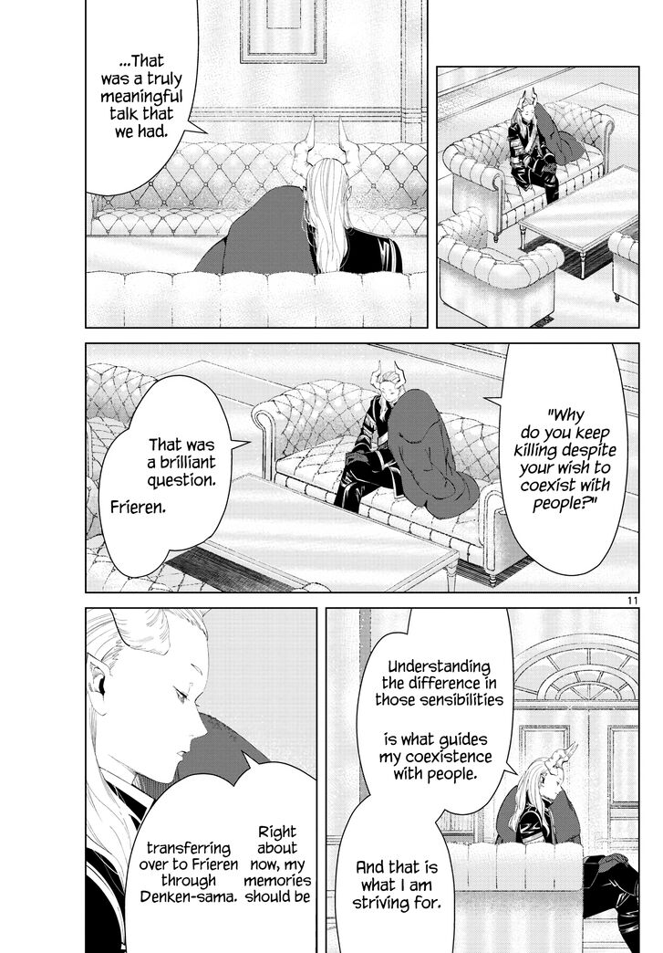Frieren: Beyond Journey's End Manga Chapter 87 page 10 - Affection scene