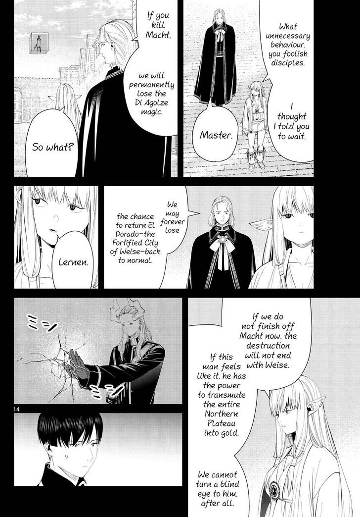 Frieren: Beyond Journey's End Manga Chapter 93 page 14 - The Great Barrier scene