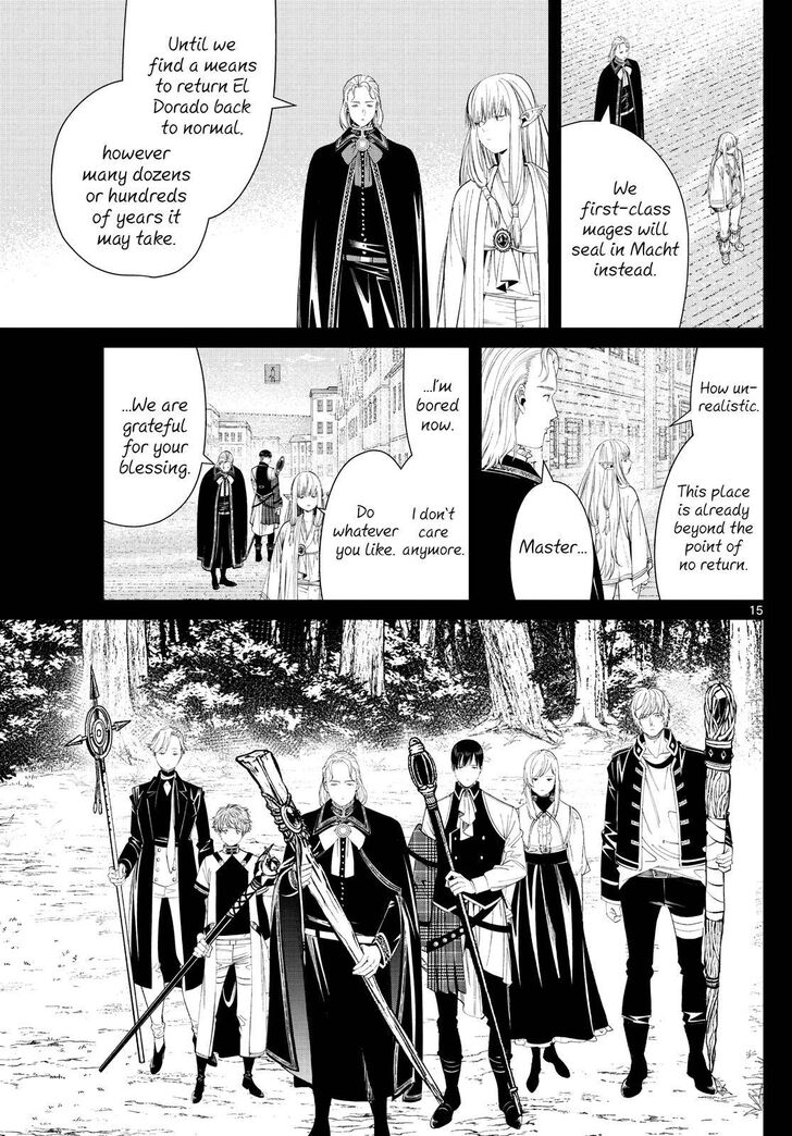Frieren: Beyond Journey's End Manga Chapter 93 page 15 - The Great Barrier scene