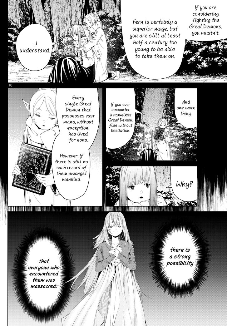 Frieren: Beyond Journey's End Manga Chapter 95 page 10 - Nameless Greater Demon scene