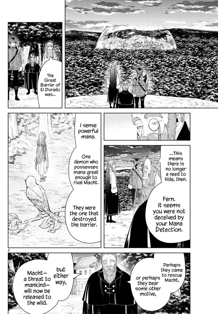 Frieren: Beyond Journey's End Manga Chapter 95 page 2 - Nameless Greater Demon scene