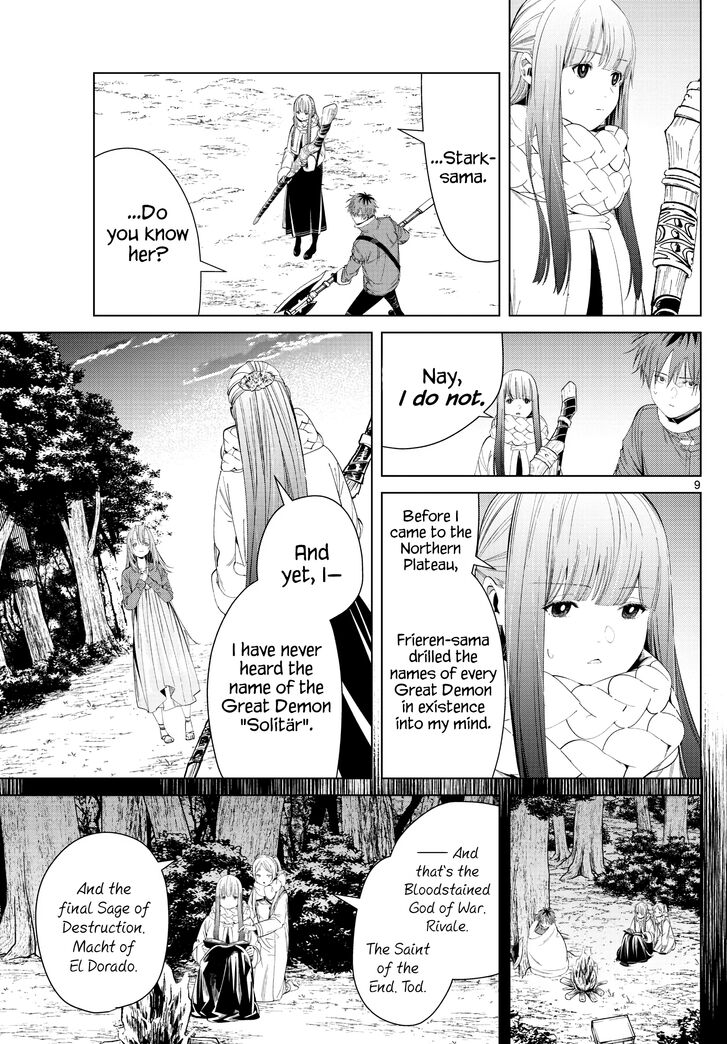 Frieren: Beyond Journey's End Manga Chapter 95 page 9 - Nameless Greater Demon scene