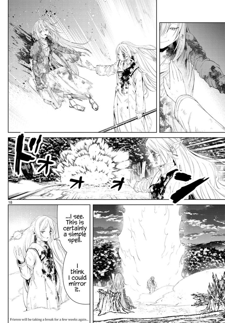 Frieren: Beyond Journey's End Manga Chapter 99 page 18 - Offense and Defense scene